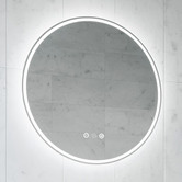 Luxe View Co Harvie Round LED Demister Mirror