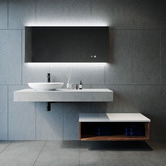 Luxe View Co Morley LED Demister Mirror