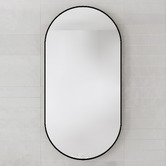 Luxe View Co Modern 91cm Oblong Aluminium Wall Mirror