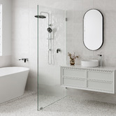 Luxe View Co Modern 91cm Oblong Aluminium Wall Mirror