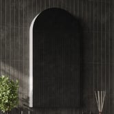 Luxe View Co Powell Arch Mirrored Shaving Cabinet