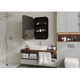 Luxe View Co Powell 600mm Mirrored Shaving Cabinet