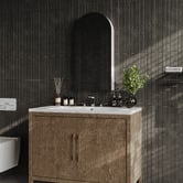 Luxe View Co Powell Arch Mirrored Shaving Cabinet