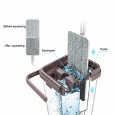 Albion Collection 4 Piece F11 Microfibre Flat Mop Set