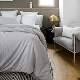 Capeview Interiors Ash Loom Bamboo &amp; Cotton Quilt Cover Set