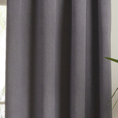Tranquil Furnishings Bowen Thunder Eyelet Single Panel Curtain