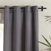 Tranquil Furnishings Bowen Thunder Eyelet Single Panel Curtain