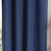 Tranquil Furnishings Porter Marine Eyelet Single Panel Curtain