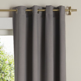 Tranquil Furnishings Bowen Fawn Eyelet Single Panel Curtain