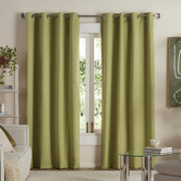 Tranquil Furnishings Bowen Lime Eyelet Single Panel Curtain
