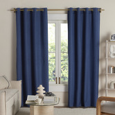 Tranquil Furnishings Porter Marine Eyelet Single Panel Curtain