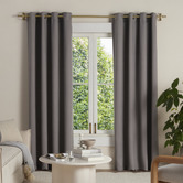 Tranquil Furnishings Bowen Fawn Eyelet Single Panel Curtain
