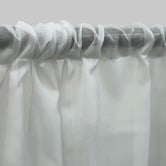 Tranquil Furnishings Erin Sheer Rod Pocket Single Panel Curtain