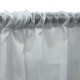 Tranquil Furnishings Erin Sheer Rod Pocket Single Panel Curtain