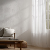Tranquil Furnishings Erin Sheer Rod Pocket Single Panel Curtain