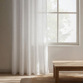Tranquil Furnishings Esther Sheer Eyelet Single Panel Curtain