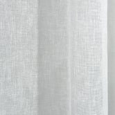 Tranquil Furnishings Edith Linen-Look Sheer Eyelet Single Panel Curtain