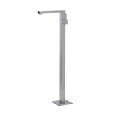 Aguzzo Luxury Chrome Quadro Floor Standing Bath Mixer