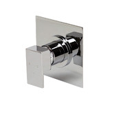 Aguzzo Chrome Quadro Wall Mounted Bath &amp; Shower Mixer