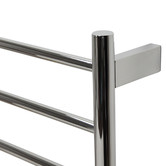 Aguzzo EZY FIT 600 x 920mm Round Tube Heated Towel Rail