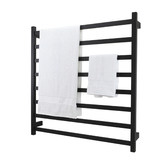 Aguzzo EZY FIT Square Tube Dual Wired Heated Towel Rail