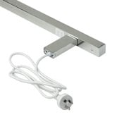 Aguzzo EZY FIT 1400mm Square Tube Heated Towel Rail