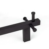 Aguzzo EZY FIT 1400mm Square Tube Heated Towel Rail