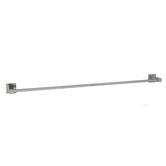 Aguzzo Quadro Stainless Steel Single Bar Towel Rail