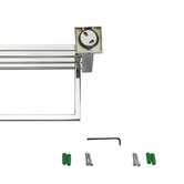 Aguzzo Quadro 600mm Stainless Steel Towel Rail