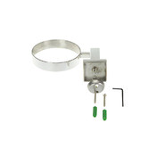 Aguzzo Quadro Stainless Steel Toilet Brush Holder
