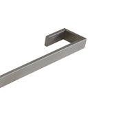 Aguzzo Montangna Stainless Steel Single Bar Towel Rail