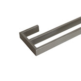 Aguzzo Montangna Stainless Steel Double Bar Towel Rail