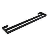 Aguzzo Montangna Stainless Steel Double Bar Towel Rail