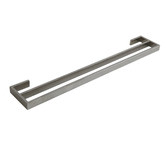 Aguzzo Montangna Stainless Steel Double Bar Towel Rail