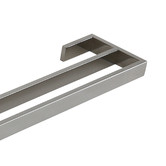 Aguzzo Montangna Stainless Steel Double Bar Towel Rail