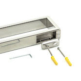 Aguzzo Montangna 350mm Stainless Steel Hand Towel Rail