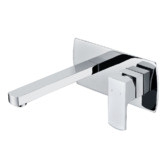 Aguzzo Terrus Wall Mounted Single Lever Mixer &amp; Spout