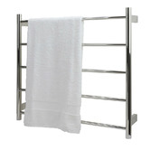 Aguzzo Round Tube EZY FIT Dual Wired Heated Towel Rail