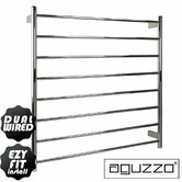 Aguzzo Round Tube EZY FIT Dual Wired Heated Towel Rail