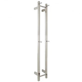 Aguzzo EZY FIT 1400mm Chrome Stainless Steel Heated Towel Rail