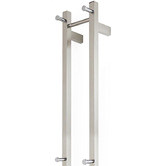 Aguzzo EZY FIT 1400mm Chrome Stainless Steel Heated Towel Rail