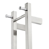 Aguzzo EZY FIT 1400mm Chrome Stainless Steel Heated Towel Rail
