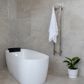 Aguzzo EZY FIT 1400mm Chrome Stainless Steel Heated Towel Rail