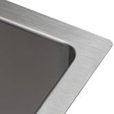 Aguzzo Elon 500mm Single Stainless Steel Kitchen Sink