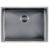 Aguzzo 600mm Single Stainless Steel Kitchen Sink with Protector Grid