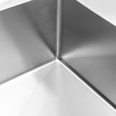 Aguzzo Elon 250mm Single Half Stainless Steel Kitchen Sink