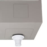 Aguzzo Elon 250mm Single Half Stainless Steel Kitchen Sink