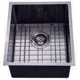 Aguzzo 390mm Single Stainless Steel Kitchen Sink