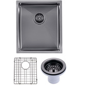 Aguzzo 390mm Single Stainless Steel Kitchen Sink