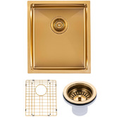 Aguzzo 390mm Single Stainless Steel Kitchen Sink